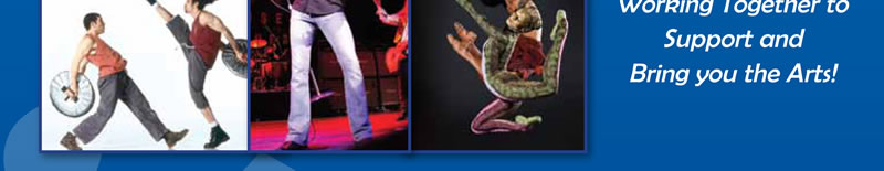 Working together to support and bring you the arts